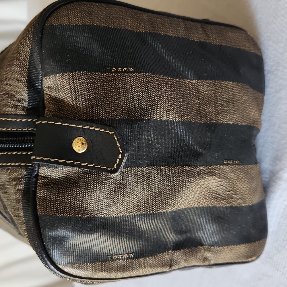 FENDI Pequin Boston Bag w/COA & dustbag - Picture 8 of 16